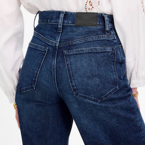 Madewell The Perfect Vintage Wide-Leg Jean Dark Blue Nighthawk Wash (Size 25) - Picture 5 of 14